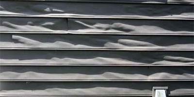 damaged vinyl siding